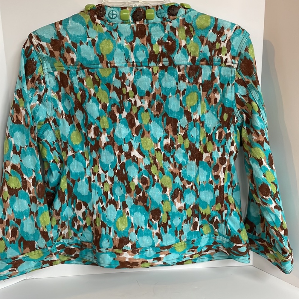 Ruby Rd. Beaded Neck Button Front 4 Pocket Short … - image 7